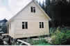 дачный дом на блочном фундаменте (тумбочки 40/40), крыша двускатная
